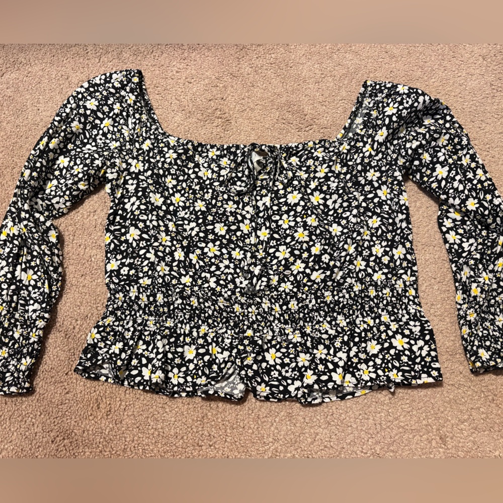 Longsleeve Crop Top